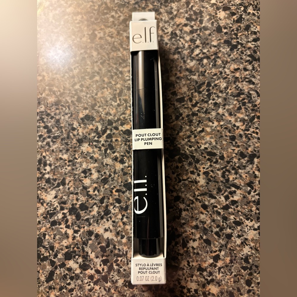 ELF IN THE CLEAR LIP PLUMPING PEN NWT FULL SZ 3 in 1 GLOSS BALM PLUMPER